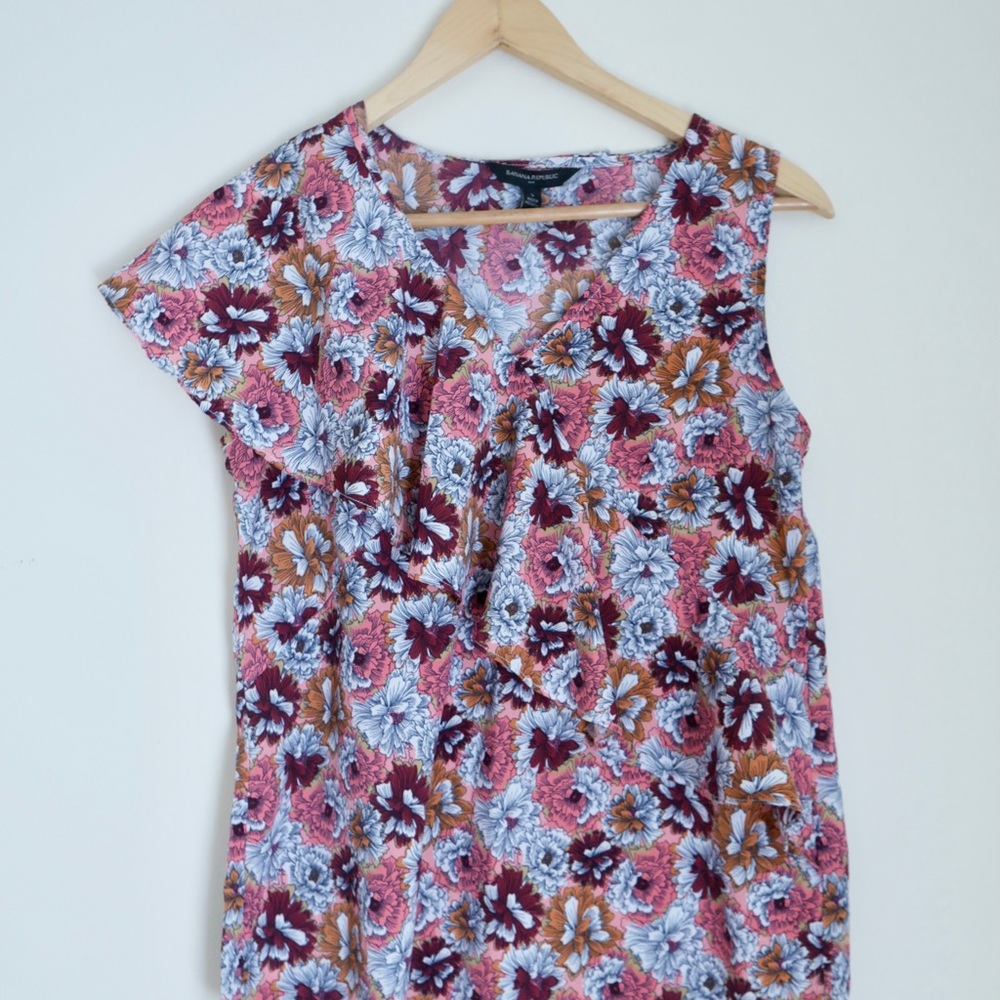 Banana Republic Asymmetrical Blouse